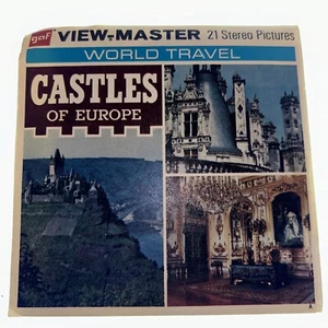 COLOR gaf B146 World Travel Castles of Europe view-master 3 Reels Packet Set - Picture 1 of 2