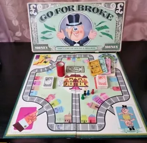 Vintage Go For Broke 1965 Board Game The Game of Spend A Million Complete - Picture 1 of 18
