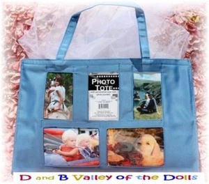 Photo Tote for Reborn or Newborn Vibrant Blue ~ REBORN DOLL SUPPLIES - Picture 1 of 3