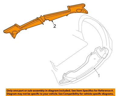 Escudos contra salpicaduras CHRYSLER OEM 08-23 Challenger 5028748AD Foto 1 de 2