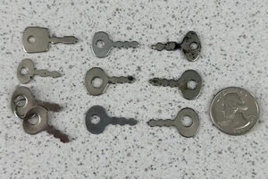 Mixed Lot of 10 Small Keys Key Luggage Suitcase Trunk #50010 - Picture 1 of 6