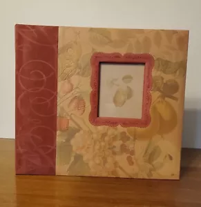 K&Company Engraved Fruit Suede Scrapbook Album 12x12 - Picture 1 of 2