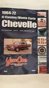 1964-72 El-Camino/Monte Carlo/Chevelle Resoration Parts Magazine - Picture 1 of 3
