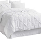 BEDSURE Full Size Comforter Sets - Bedding Sets Full 8 Pieces, Bed in a Bag Bed