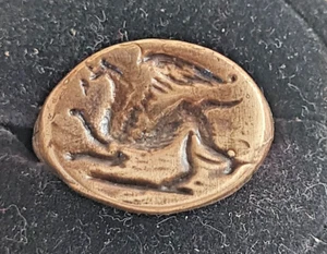 Grifin SPQR ring Roman Style Handmade Bronze Vintage Antique Look - Picture 1 of 5