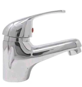RUBINETTO MISCELATORE LAVABO BAGNO CROMATO UNIVERSALE CON FLESSIBILI MONTAGGIO - Foto 1 di 3