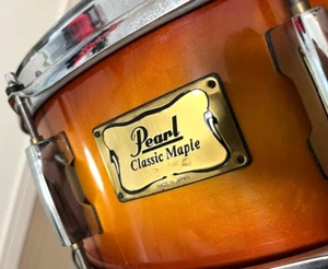 Pearl Classic Maple Reignforcement Snare Drum 14"x5.5" Made in Japan - Picture 1 of 10