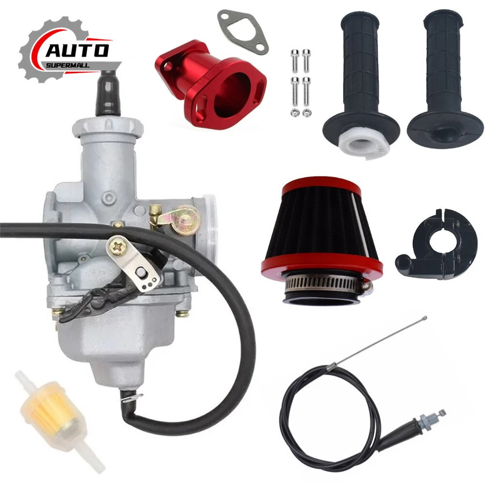 30MM PZ30 CARBURETOR FOR ATV PIT BIKE 110 125 150 200 250cc NEW Foto 1 de 4