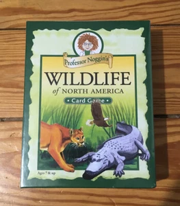 NIB Professor Noggin’s Wildlife Of North America Kids Card Game Outset Media - Picture 1 of 2