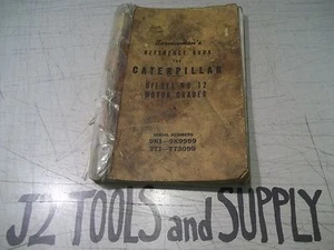 Caterpillar Diesel No. 12 Motor Grader Reference Book - Picture 1 of 2