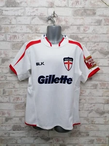 BLK ENGLAND RUGBY LEAGUE - rugby shirt top Size Uk XL - Picture 1 of 12