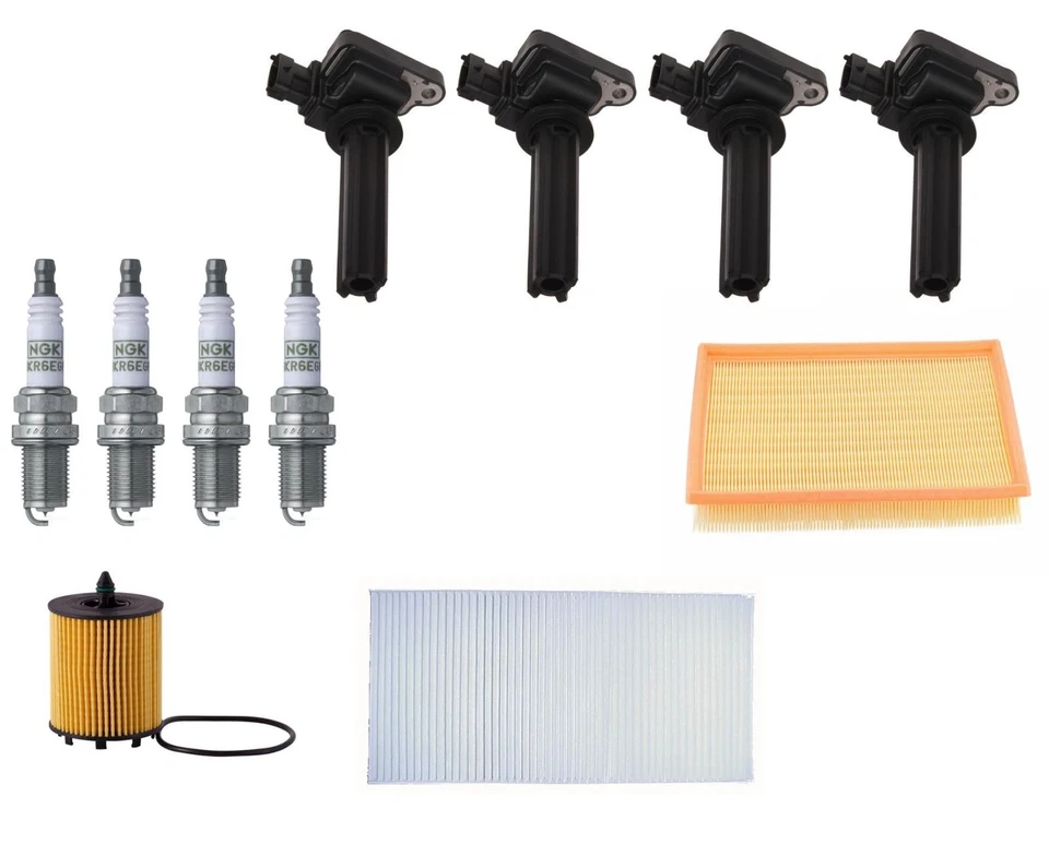 Tune Up Kit Ignition Coils Spark Plugs & Filters Fits Saab 9-3 04-11 9-3x 10-11 - Image 1 of 4