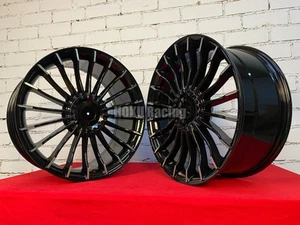 4X 18 Zoll Alpina Style 5X120 Schwarz Alufelgen für BMW 3 5er F06 F10 F30 E90 - Bild 1 von 20