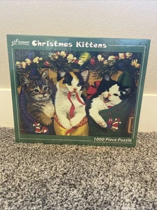 Rompecabezas Vermont Christmas Co 1.000 piezas “Christmas Kittens” nuevo sellado - Imagen 1 de 5