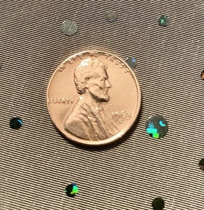 1963 D Lincoln Memorial penny  L on Edge Error~Excellent Condition~ - Picture 1 of 2