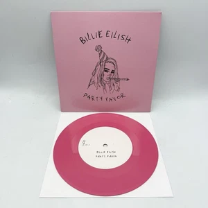 BILLIE EILISH - Party Favor / Hotline Bling (Pink Vinyl 7" Single 2018) - Picture 1 of 14