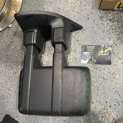 ✅ 08-12 Espejo retrovisor de remolque manual Ford F250 F350 F450 F550 conductor derecho OEM Foto 1 de 3
