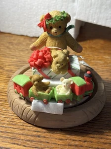 Estatuilla Cherished Teddies 2009 oso "Terri" con tren móvil 4013420 - Imagen 1 de 10