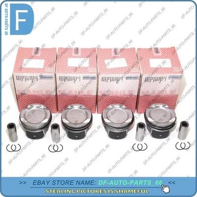 4x OEM Pistons Rings Set STD For Mercedes-Benz Mercedes A200 72.20mm M282.914 — 第 1/4 张图片