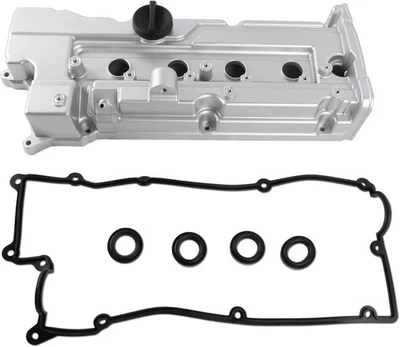 Cubierta de válvula de motor de aluminio con junta para Hyundai Accent, Kia Rio 2006-11 1,6 L🔧 Foto 1 de 4