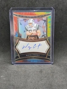 2024 Panini Select Tie-dye Prizm Autograph Wayne Chrebet #25/25 - Picture 1 of 2