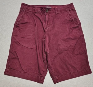 Urban Pipeline Superflex Flat Front Shorts Mens Size 31 Hits at Knee Burgundy - Picture 1 of 5