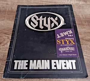 STYX The Main Event Tour Concert Program 1978 **Vintage California** - Picture 1 of 4