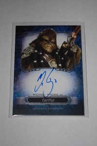 Tarfful Wookie-Michael Kingma Autograph-Topps Star Wars Masterwork