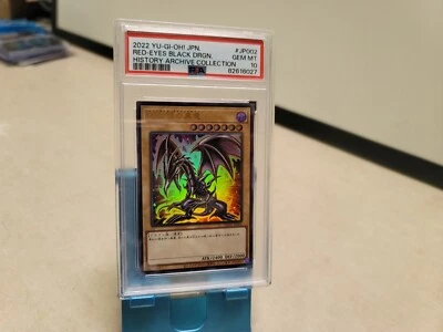 YuGiOh PSA 10 GEM MINT HC01-JP002 Ultra Rare Red Eyes Black Dragon Japanese - Image 1 of 4