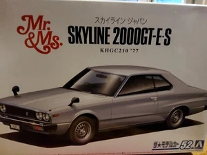 Nissan Skyline 2000gt ES. KHGC210 1977, KIT PLÁSTICO 1/24 AOSHIMA, - Imagen 1 de 1