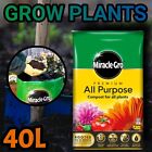 Miracle Gro All Purpose Compost Soil 40L Ideal For Growing Food Plants Garden