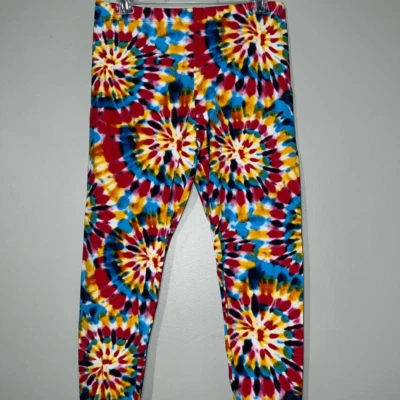 No Boundaries Juniors' Ankle Leggings Splashes of Color Large (11-13) - Image 1 of 4