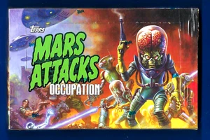 Mars Attacks Occupation 2015 Topps 1 Factory Sealed Box 24 Packs-RANDOM HITS - Picture 1 of 2
