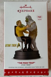 Hallmark 2016 Andenken Ornament Star Trek Kirk "The Man Trap" Magic Sound Neu - Bild 1 von 1