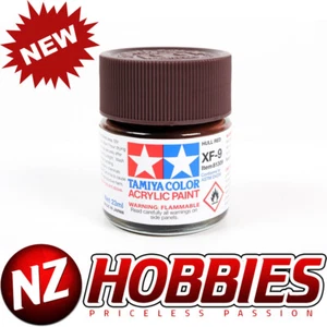 TAMIYA TAM81309 Acrylic XF9 Flat, Hull Red - Picture 1 of 2