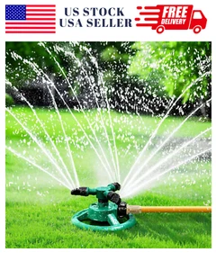 360° Rotating Lawn Sprinkler – Garden Water Sprinkler for Yard, Large Area Co... - Picture 1 of 7