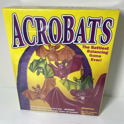 Acrobats Batty Balancing Game Pressman Classic  NEW Vintage 1986 - Image 1 of 4
