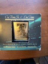 Cal Ripken Jr & Lou Gehrig MLB Iron Men 2131 Bleachers 23KT Gold Trading Card