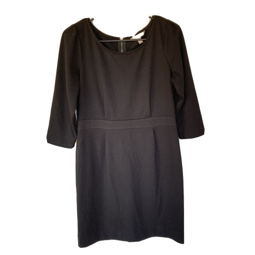 VETEMENTS Abito da donna nero Banana Republic taglia 8 Petite cerniera posteriore manica a 3 4