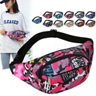 Printing Waist Bag Flower Pattern Fanny Pack Portable Wallet  Outdoor Sports