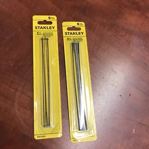 2x Nuevo Paquete de Hoja de Sierra de Afrontar Stanley 6-1/2” STHT20362 Acero 10 Hojas - Imagen 1 de 7