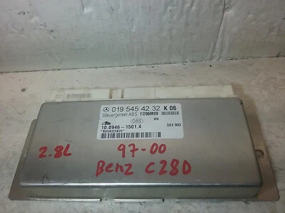 1997-2000 Mercedes Benz C280 2.8L ABS Control Module 019 545 42 32 (R60) - Image 1 of 3