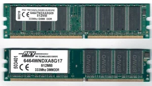 512MB 333MHz DDR - PNY TECHNOLOGIES EUROPE -512MB 333MHz DDR - Picture 1 of 1
