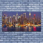 Canvas print Wall art on 140x70 Image Picture City Houses