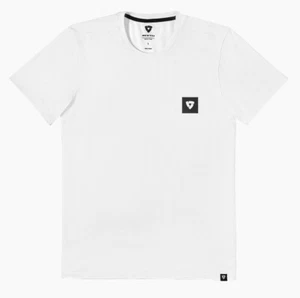 MAGLIA MANICHE CORTE REV'IT LIAM T-SHIRT WHITE COTONE TG L - Picture 1 of 1