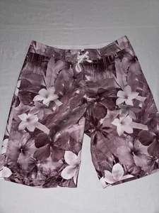 Stussy Mens Purple Floral Boardshorts Mens Size 32 NWOT! - Picture 1 of 7