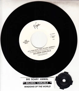 BELINDA CARLISLE It's Too Real (Big Scary Animal) 7" 45 rpm record NEW RARE! - Picture 1 of 1
