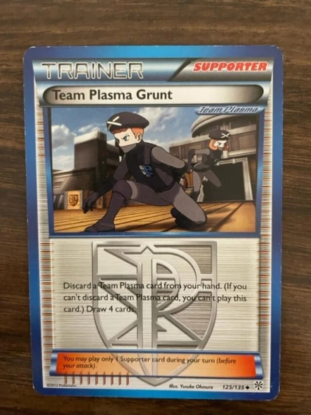 Pokémon TCG Team Plasma Grunt Black and White Plasma Storm 125/135 Regular - Image 1 of 1