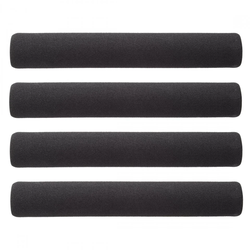 BIKE BICYCLE GRIPS FOR 10 SPEED ROAD BIKES FOAM BLACK 4pc SET - Image 1 of 1
