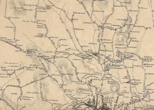 Fitchburg Westminster South Fitchburg MA 1870 Maps with Homeowners Names Shown - Picture 1 of 7